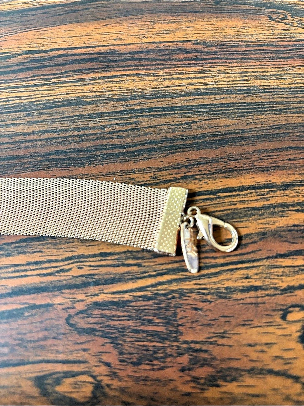 Rose Gold-Tone Mesh Choker Necklace by NY&CO - Picture 5 of 6